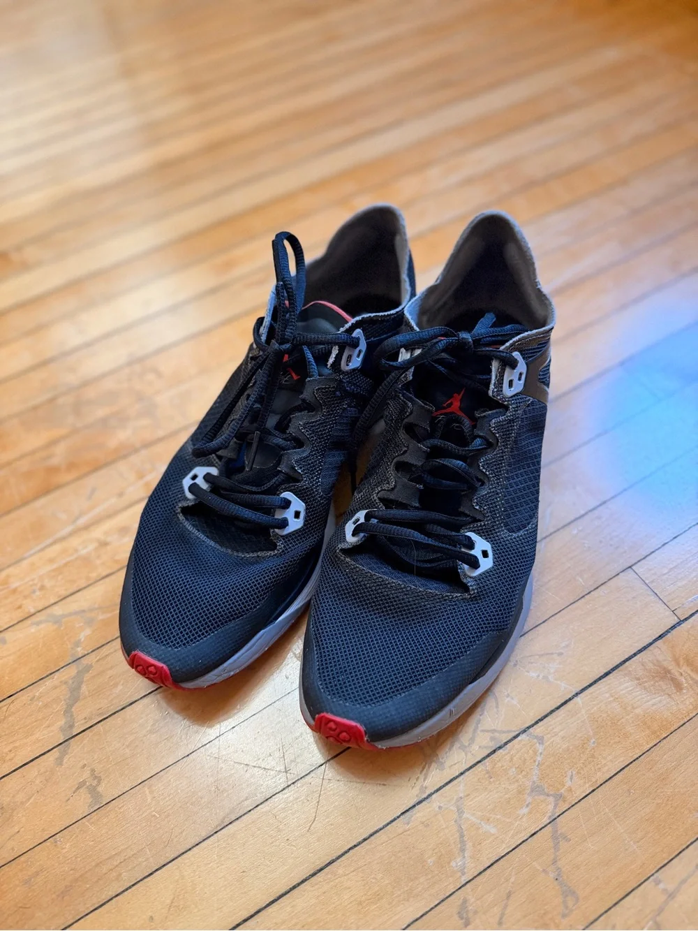 Nike Air Jordan 89 Racer Bred Men's Black Red Running Shoes AQ3747-006 Sz. 10.5